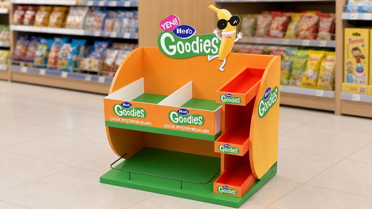 Goodies Meyve Temalı Teşhir Standı