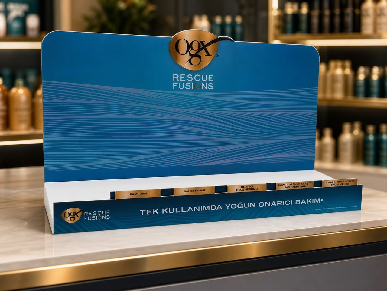 OGX Rescue Fusions Ürün Teşhir Standı