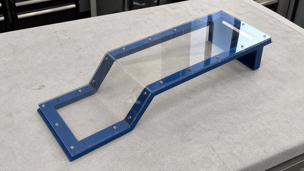 Mavi Metal Çerçeve Konstrüksiyonu — Üretim Süreci